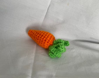 Crochet Catnip Toy - Carrot