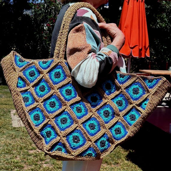 Bolsos Playeros Bolsos De Rafia Hechos A Mano Bolso De Playa