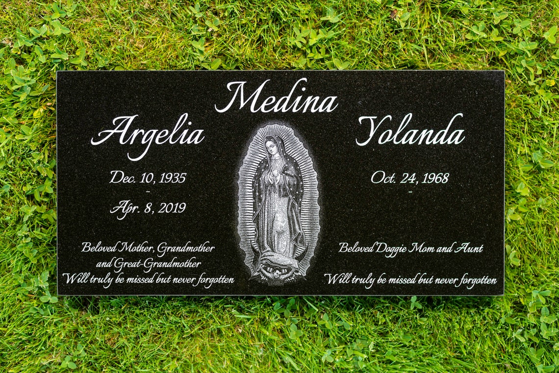 Custom Headstones 24x12x3 Personalized Headstones Headstones Etsy