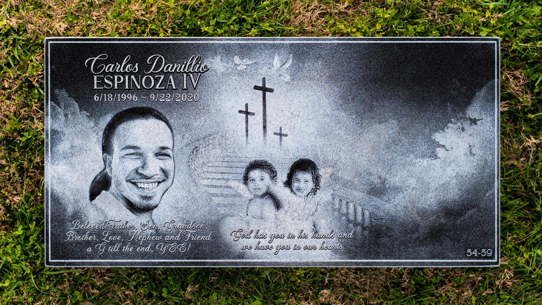 Custom Headstones 24x12x4, Personalized Headstones, Headstones for