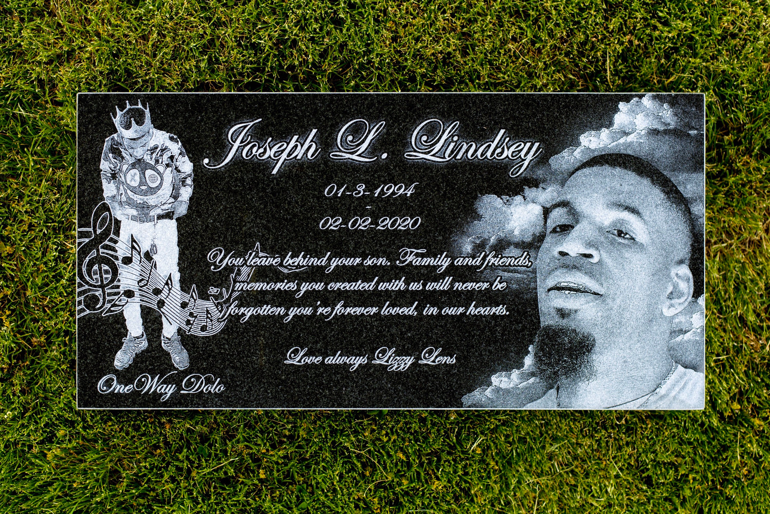 Custom Headstones 24x12x4 With 2 Personal Photos