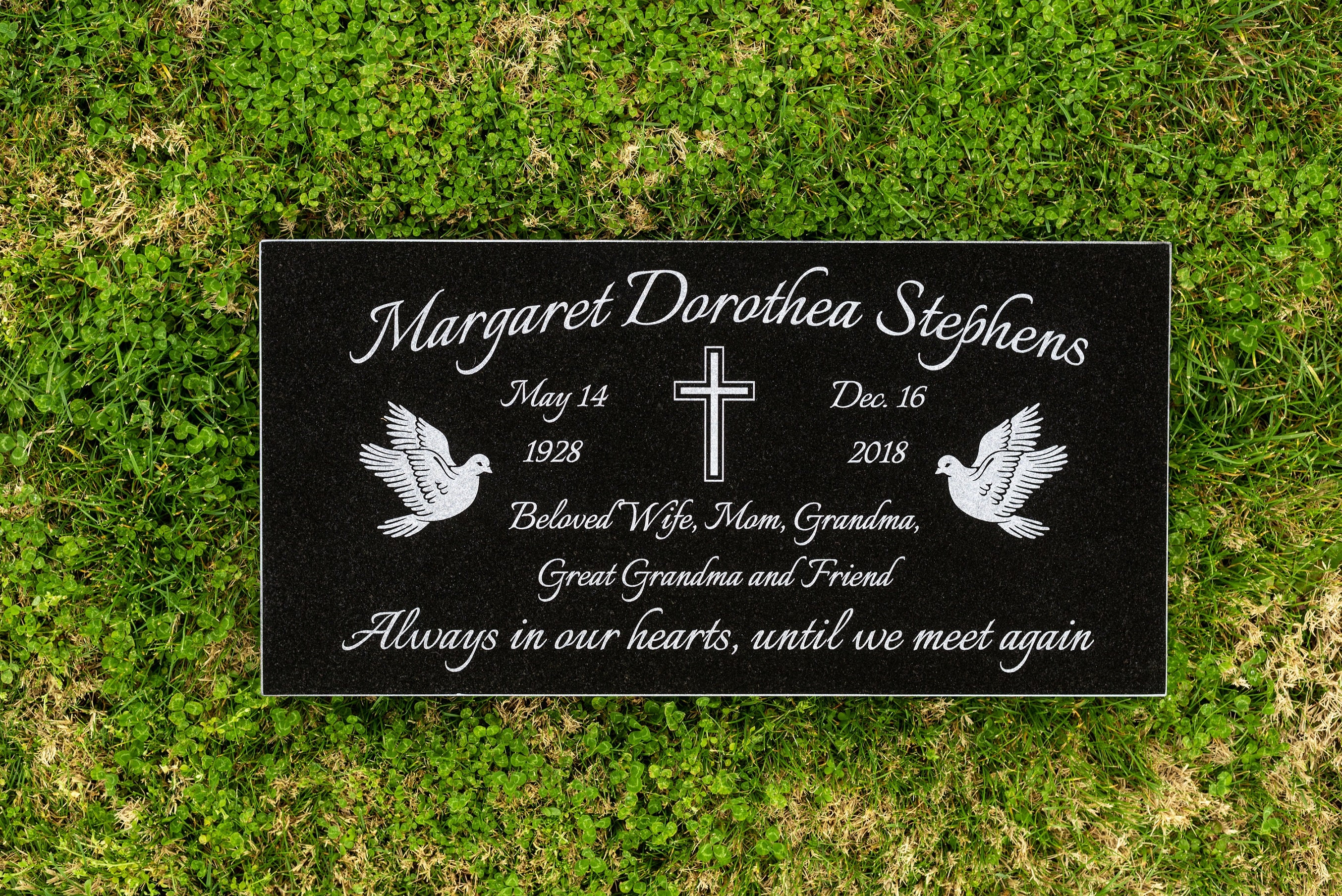 Custom Headstones 24x12x4 Personalized Headstones Headstones Etsy