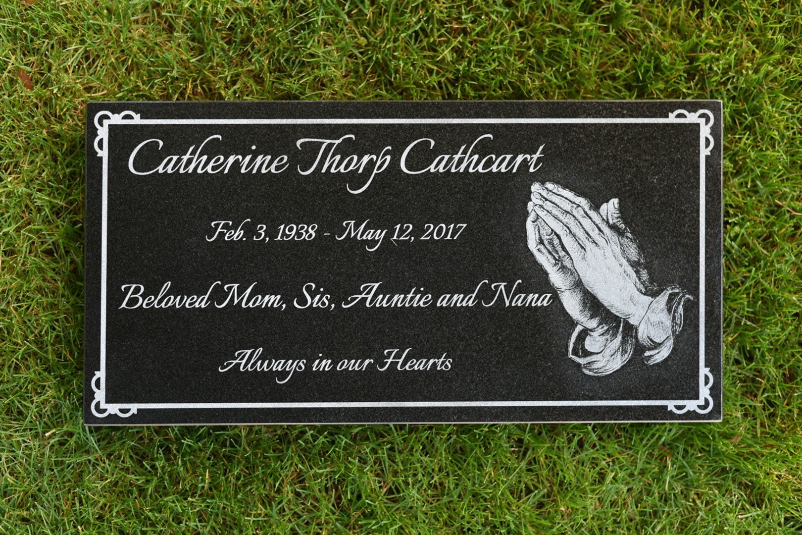 Custom Headstones 24x12x4 Personalized Headstones Headstones Etsy