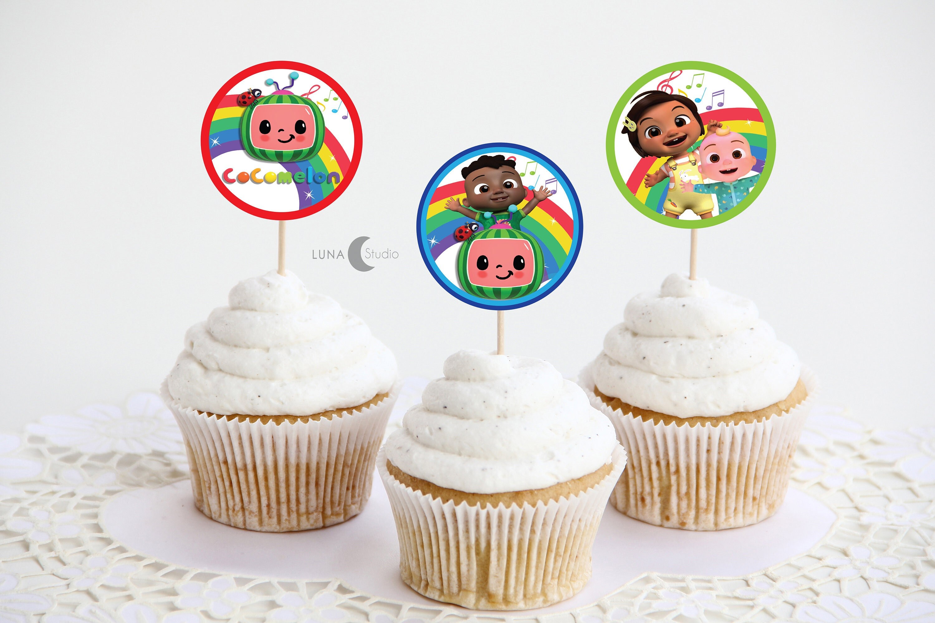 Coco Melon Cupcakes Toppers - Etsy
