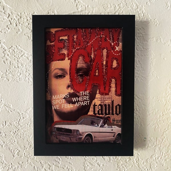 Taylor Swift - Getaway Car Embellished Art - Wood Frame