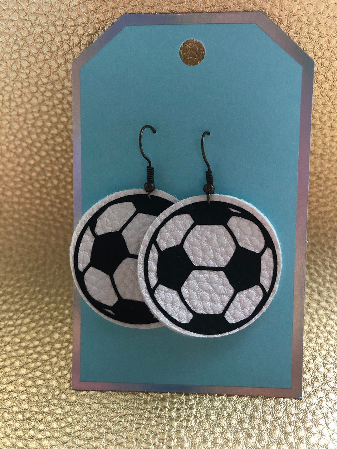 Soccer Ball Earrings Etsy