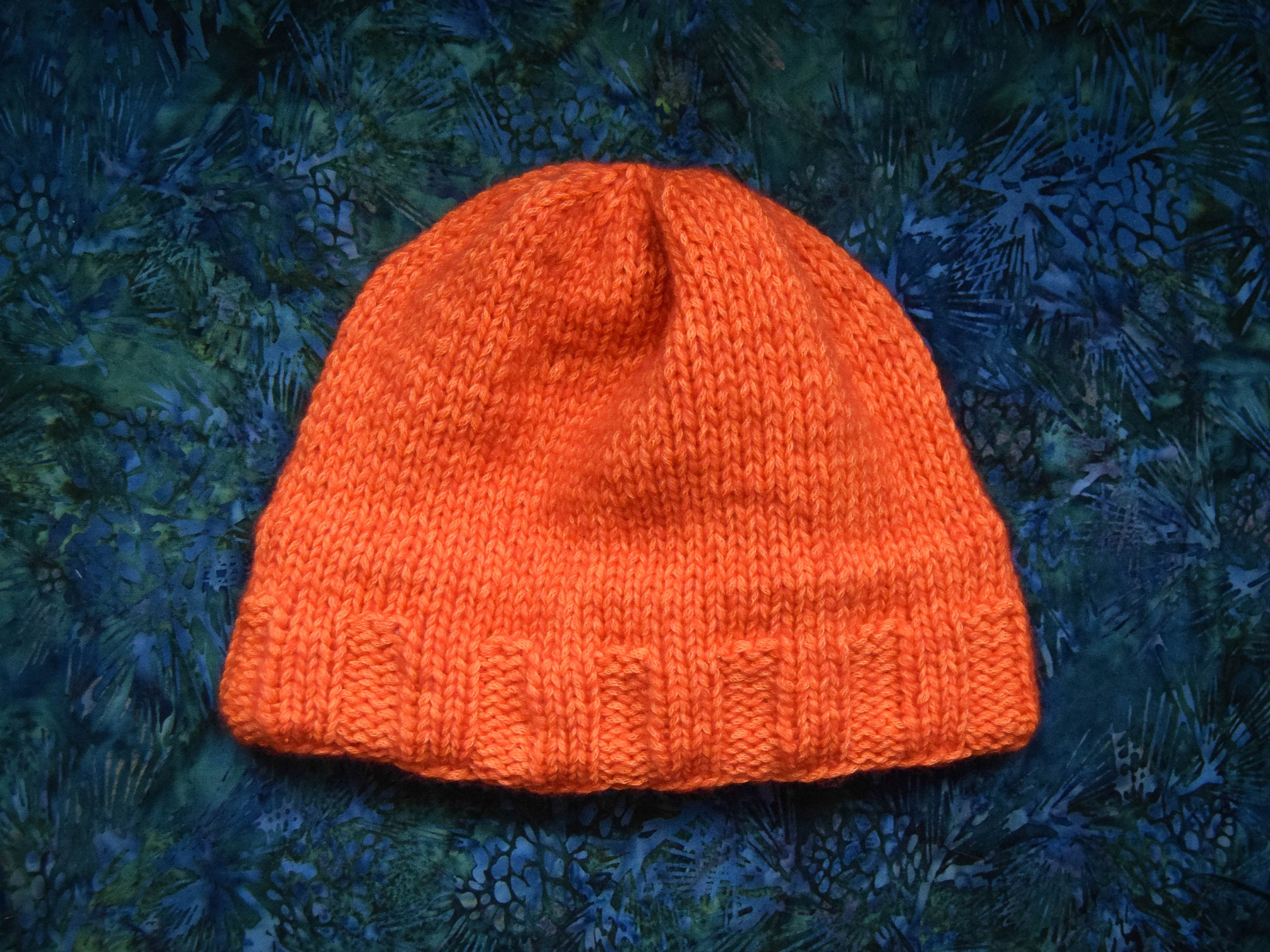 Maine Blaze Orange Merino Hunting Mountainblaze Fleece-lined Brim Blend Knit Wool by Etsy - Hat Brim-lined 3 Season Hand