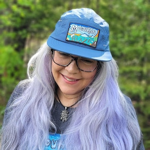 Athletic Cap with MountainBlaze Embroidered Patch Cap: "Rock Bar" Lightweight No Mesh Water-Resistant Running/Baseball Hat