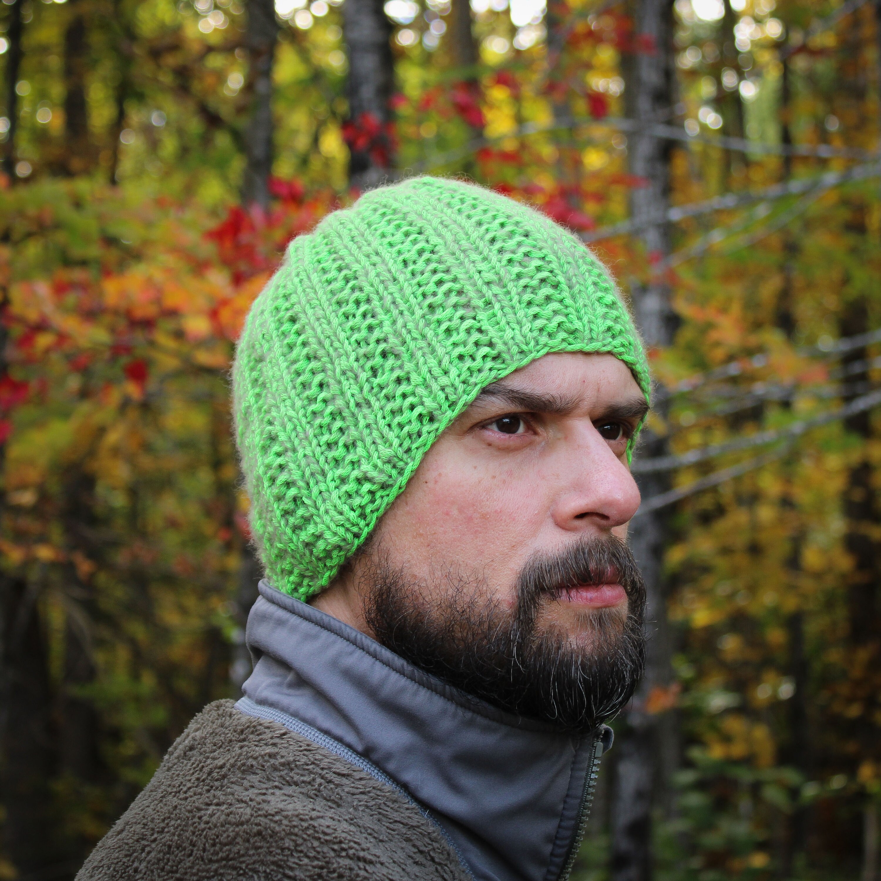 Neon Lime Winter Hat - Etsy