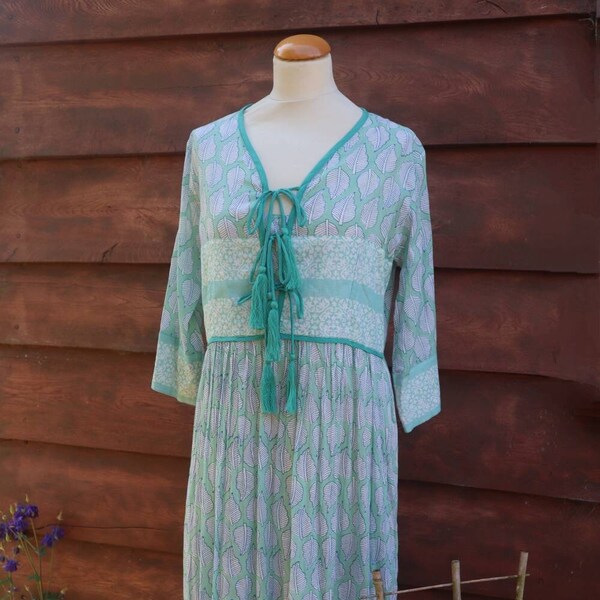 Vintage Hippie Kleid lang