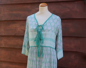 Vintage Hippie Kleid lang