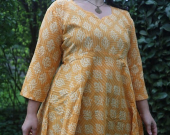 Blockprint-Scaterdress-Tunika