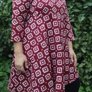 Blockprint Skaterkleid Tunika Bild 4