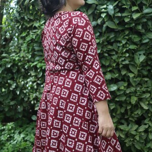 Blockprint Skaterkleid Tunika Bild 2