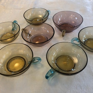 Set of Vintage Art Deco punch cups