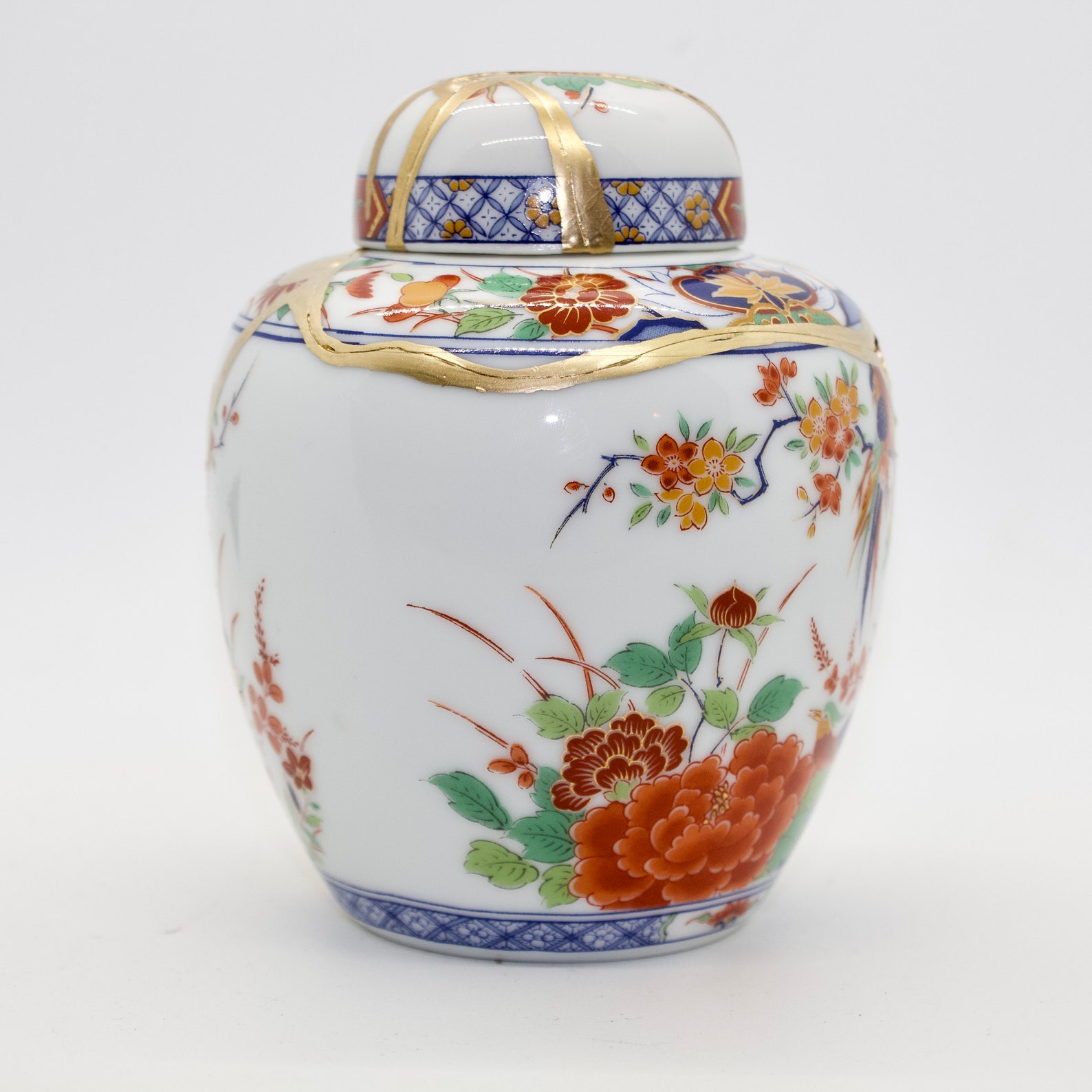 Stunning Kintsugi Repaired Authentic Japanese Covered Vase / Etsy