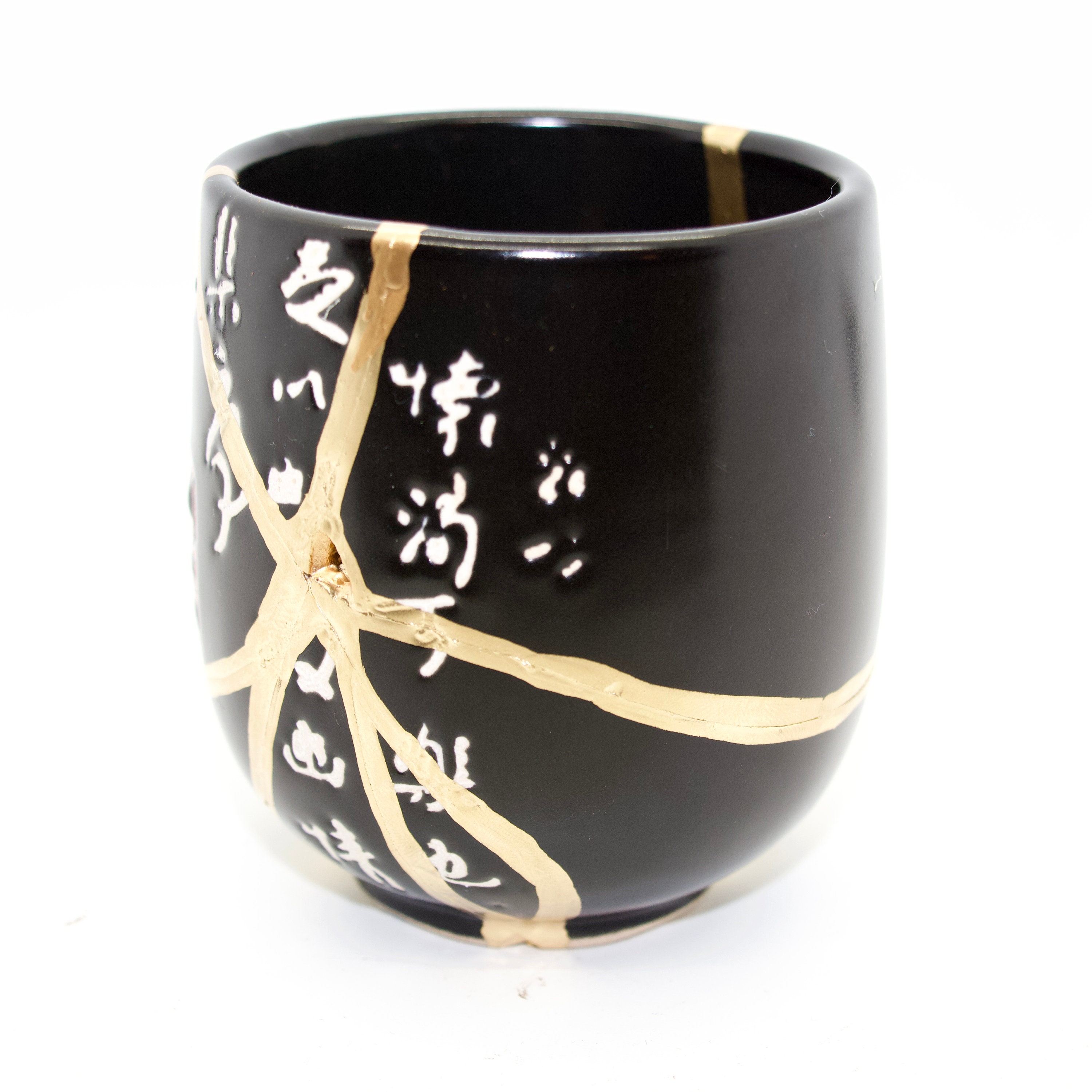 Kintsugi Repaired Sake Cup WabiSabi Ancient Japanese Etsy