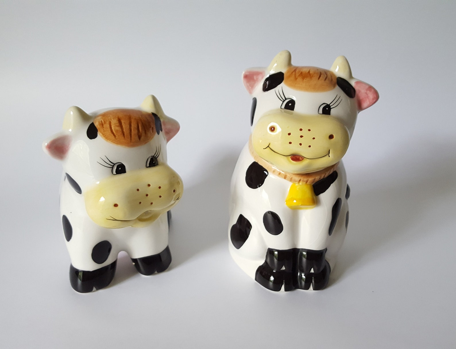 Adorable Cow Sugar and Creamer Set Fine Porcelain Creamer and Etsy