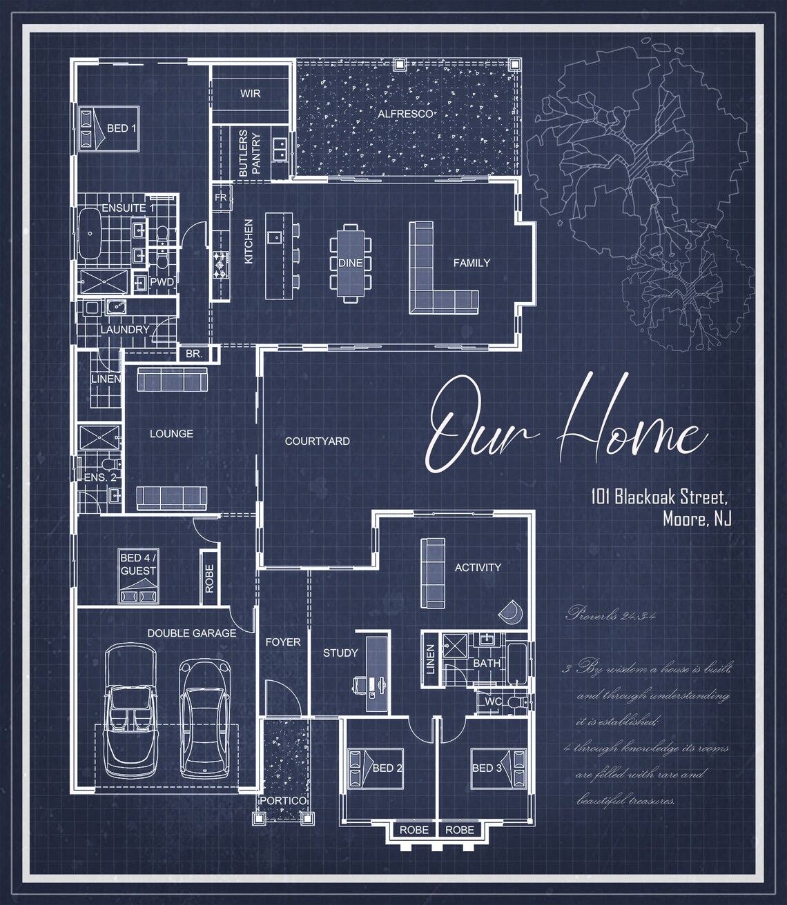 Custom Digital House Plan Artwork Blueprint Floor Plan - Etsy