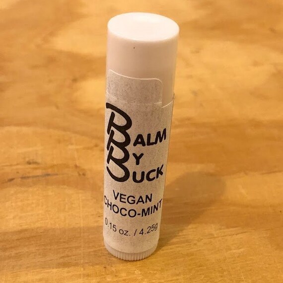 Vegan Choco Mint Lip Balm Balm By Buck Etsy
