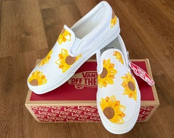 vans sunflower checkered
