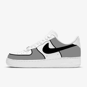 Custom Air Force 1s--Outlined Air Forces--Hand-painted Shoes--Air Force Ones