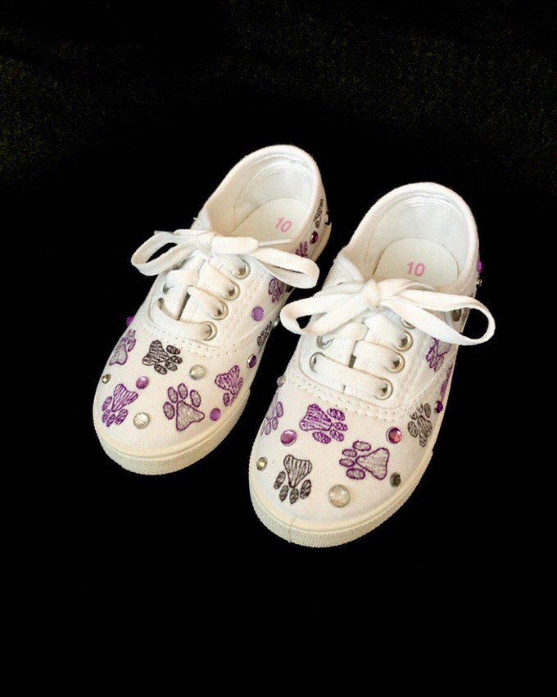 Dog Paw Print Shoes Paw Prints Kid's Shoes School Etsy
