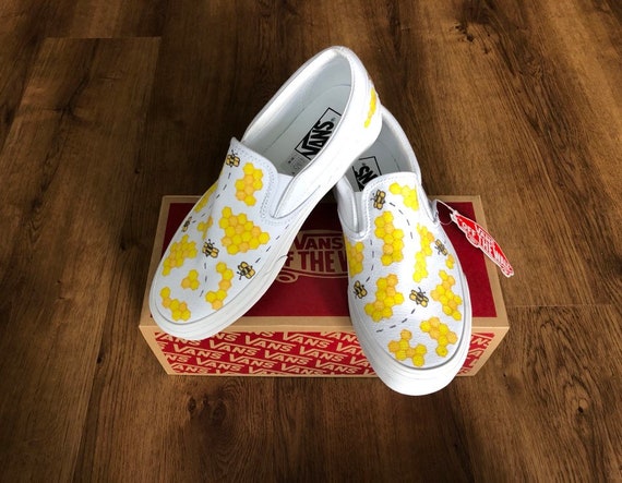 off white vans etsy