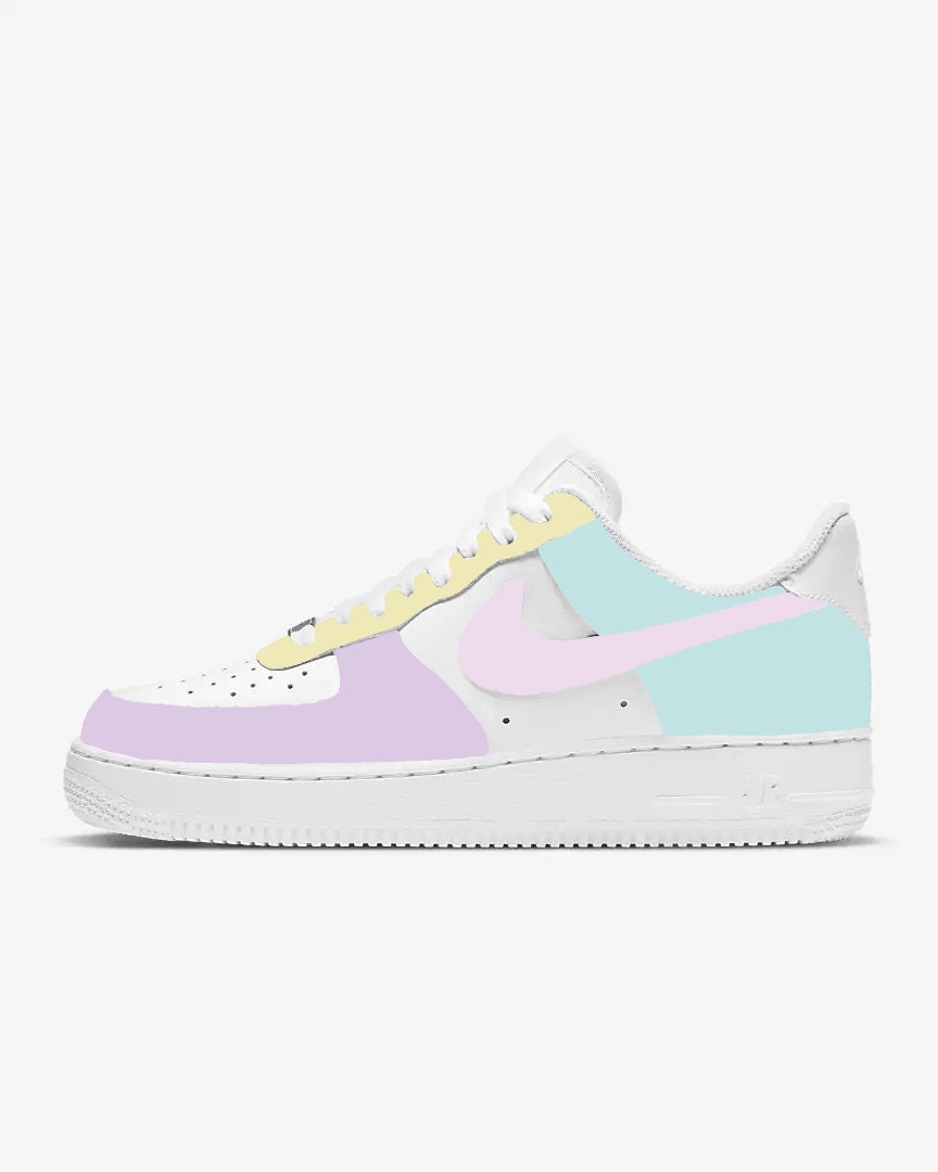 custom air force 1 color block