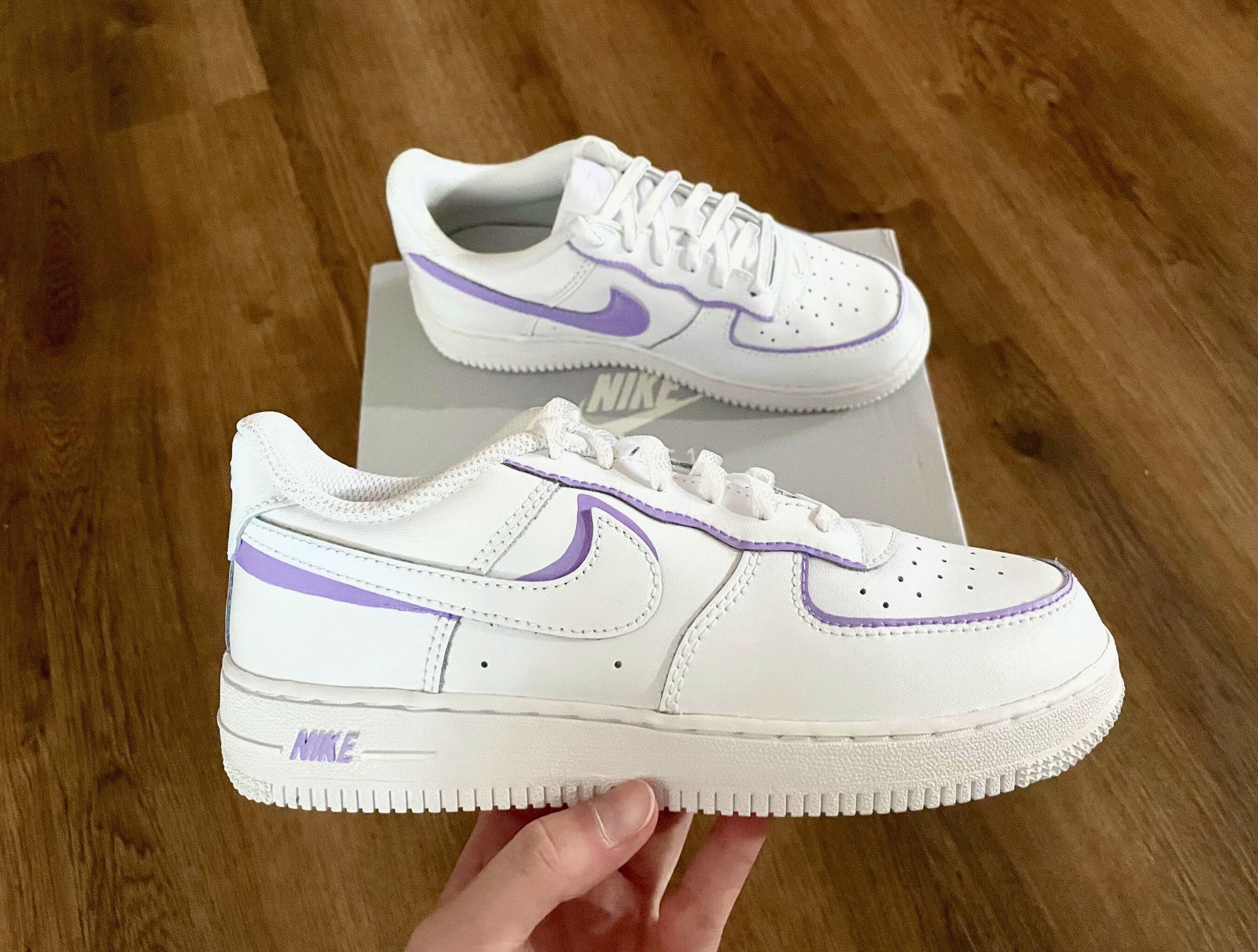 air force with purple tick