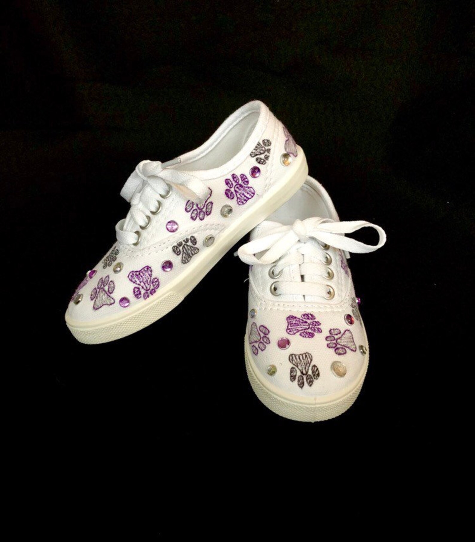 Dog Paw Print Shoes Paw Prints Kid's Shoes School Etsy