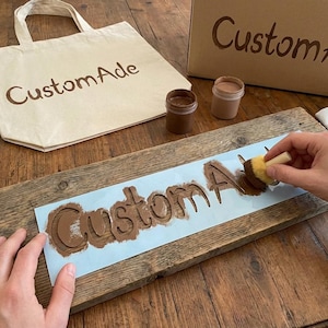 Custom Stencil - Adetar font- Mylar 7 or 10 mil