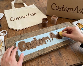 Custom Stencil - Adetar font- Mylar 7 or 10 mil