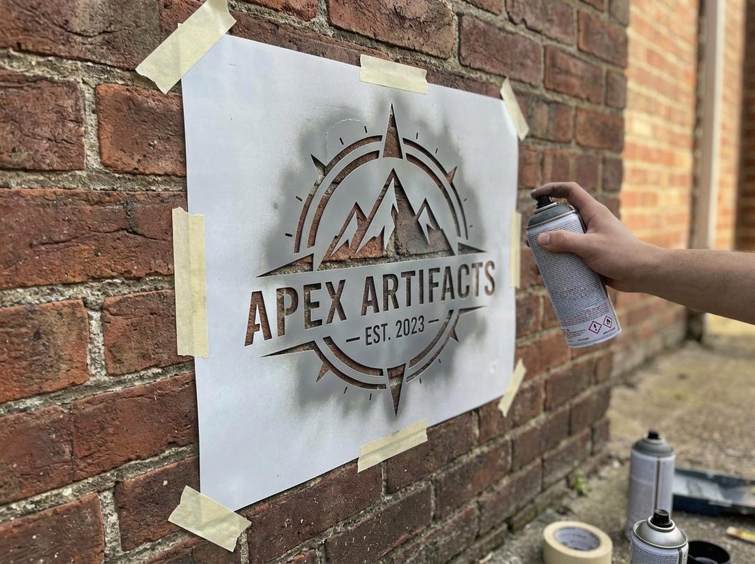 Mylar Signs Custom Stencil - Your Logo. Reusable Mylar 10mil - Etsy