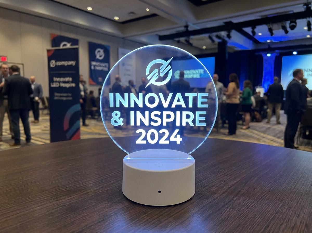 Custom LED Round Acrylic Table Sign, Remote Control Included - Etsy