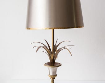 Maison Charles “Vase / Roseaux” table lamp from the 1970s (76 cm)