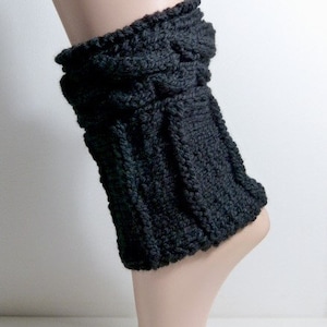 Leg warmers - short leg warmers - black