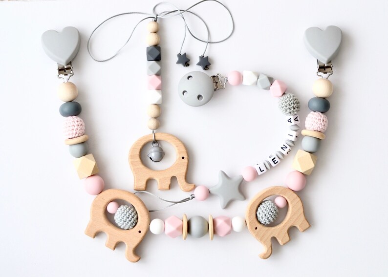 pacifier chain stroller chain+Maxi Cosi trailer