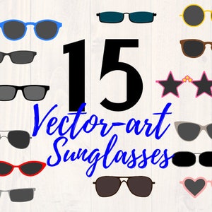Sunglasses clipart svg bundle is a great piece of clipart for your project.