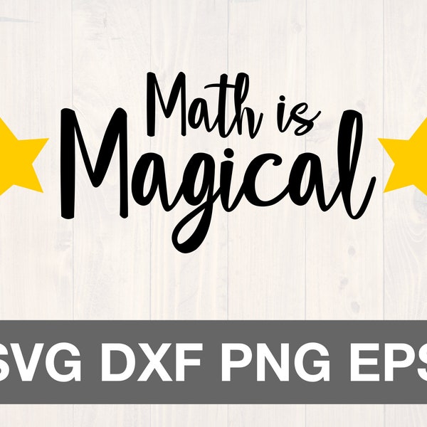 Math is magical SVG