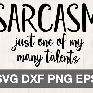 Sarcasmo é apenas um dos meus muitos talentos SVG