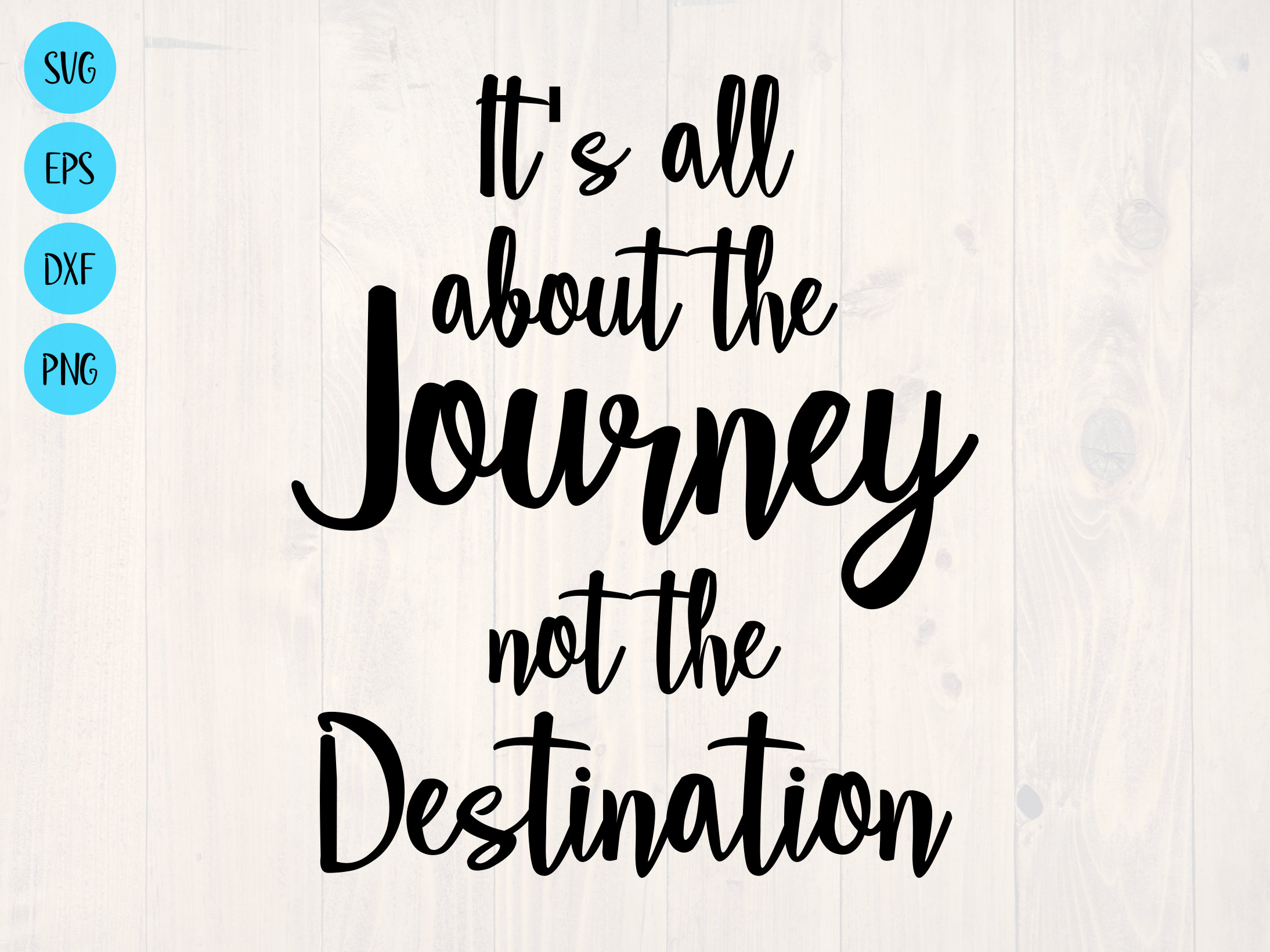 It's all about the Journey, not the Destination