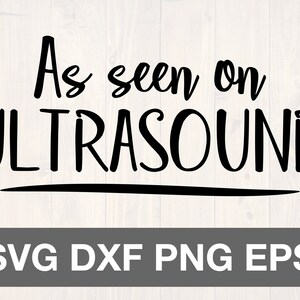 As seen on ultrasound svg