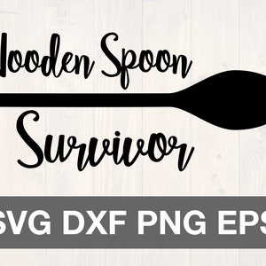 Wooden spoon survivor svg