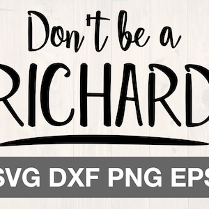 Don't be a Richard SVG