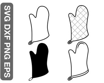 Oven mitts svg, oven mitt svg, png, eps, dxf, clip art, vector art, for use with cricut and silhouette, cut files, cutting files.