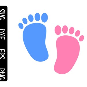 Baby Fußabdrücke Svg ist das perfekte Stück ClipArts für Ihre Geschlecht offenbaren.