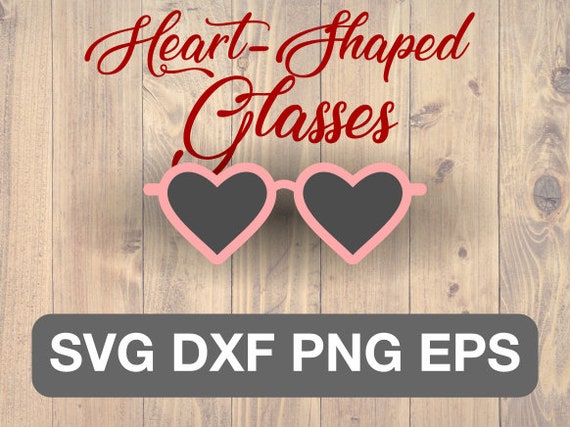 Download Heart Shaped Glasses Svg Sunglasses Shades Girly Eps Dxf Etsy