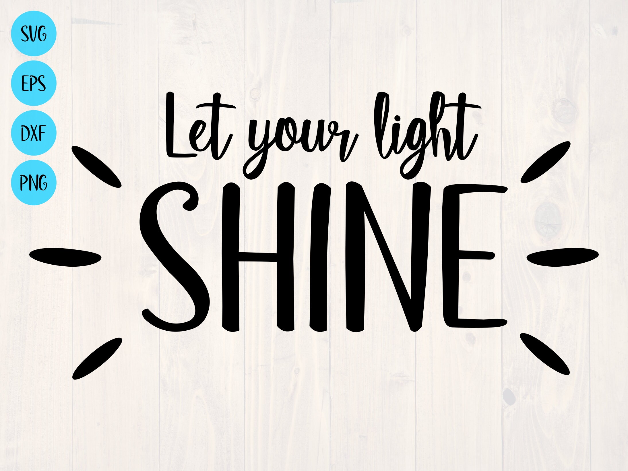Let Your Light Shine Svg - Etsy