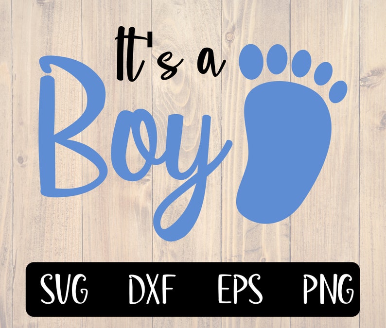 Download It's a boy svg png eps dxf for cricut and silhouette. | Etsy